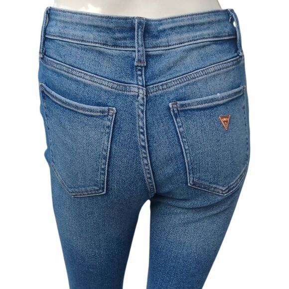 5014...Guess Skinny Jeans Size 26, 25" Inseam 8" Rise - Picture 4 of 5